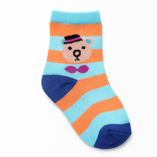 TEDDY STRIPE SOCKS
