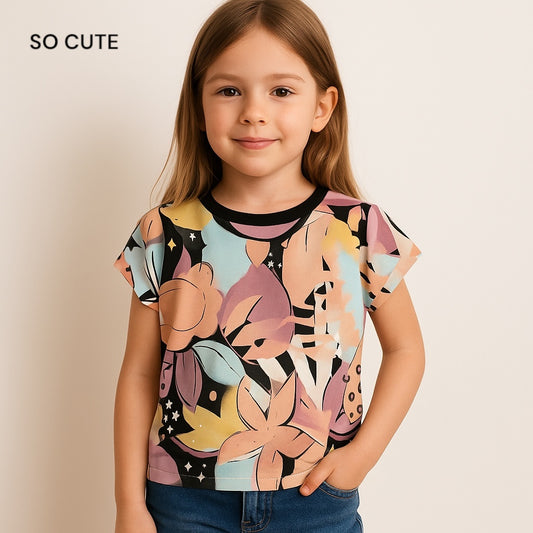 Tropical floral t-shirt