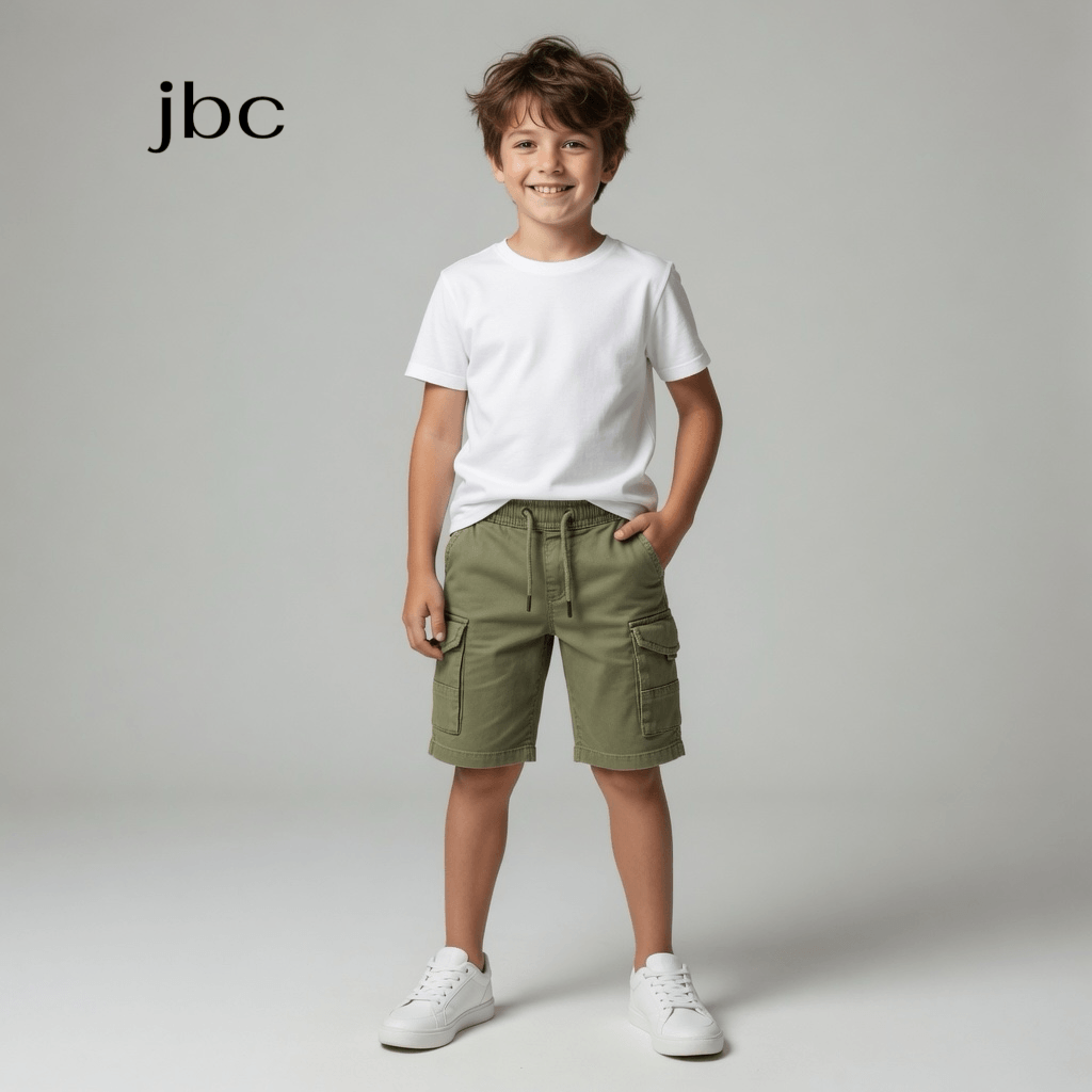 POCKET STYLE GREEN SHORTS