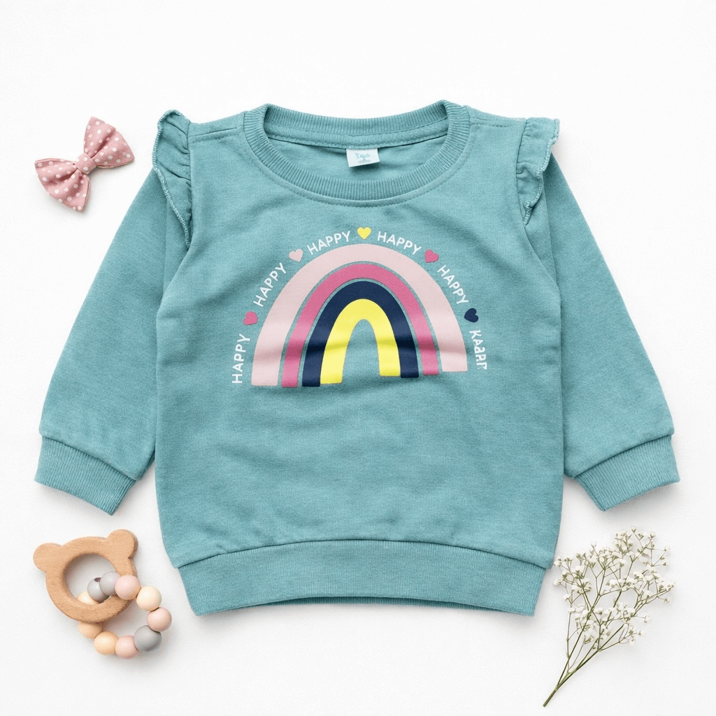 RAINBOW PRINT SWEATSHIRT