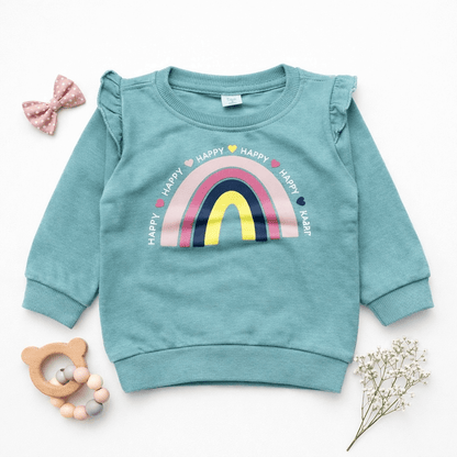 RAINBOW PRINT SWEATSHIRT