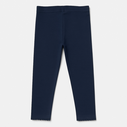 BLACK BOTTOM LACE STYLE LEGGING