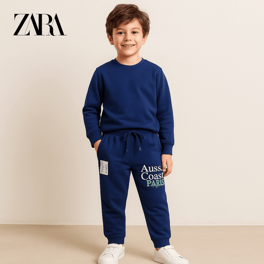 PRINTED BLUE TROUSER