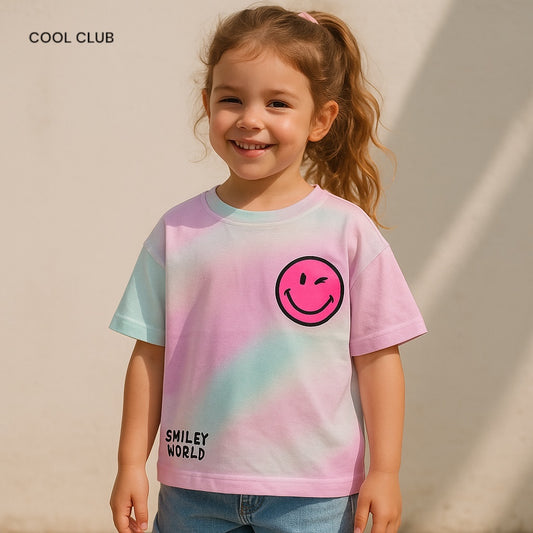 SMILEY WORLD DROP SHOULDER T-SHIRT