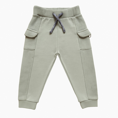 POCKET FASHION GREEN TROUSER