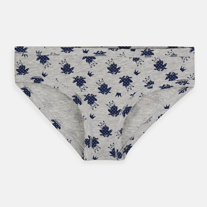 Grey printed panties
