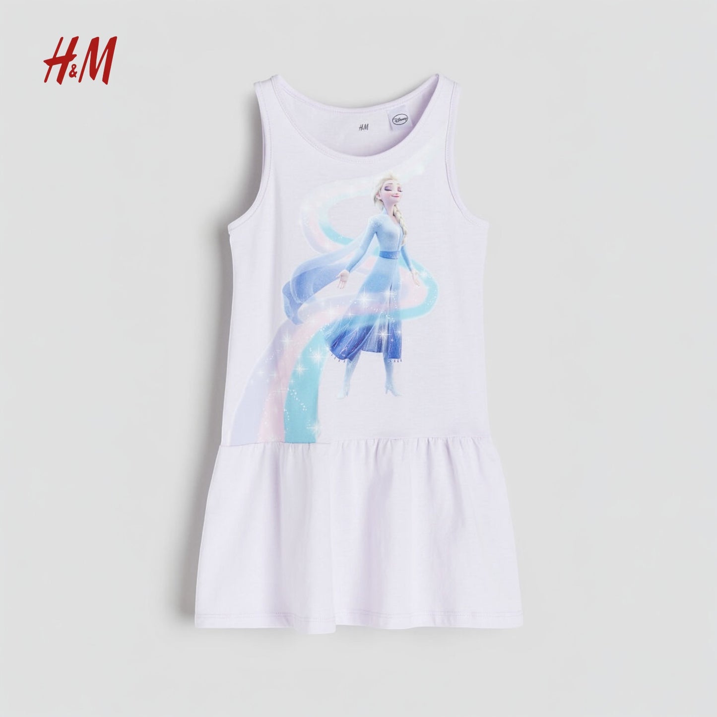 CARTOON CHARACTER LIGHT PURPLE FROCK