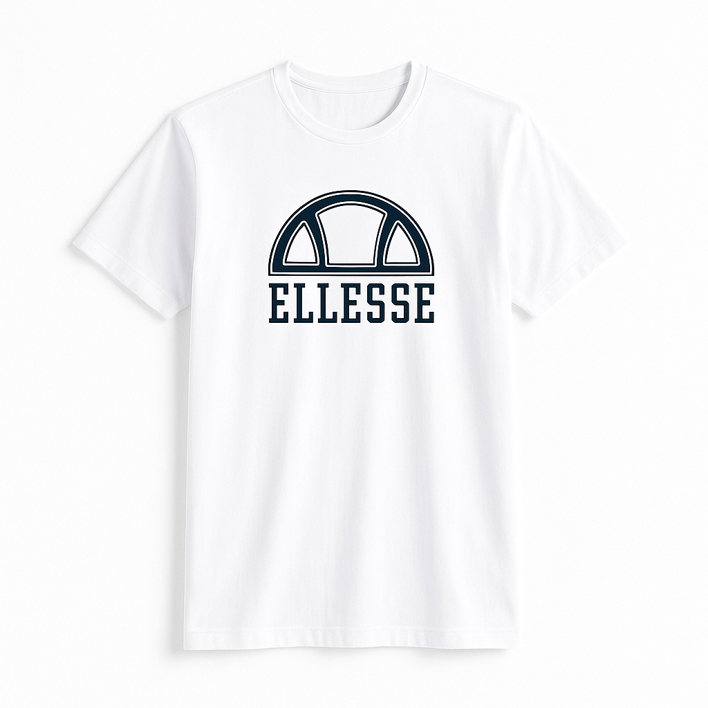 Elle white printed t-shirt