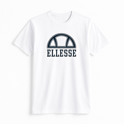 Elle white printed t-shirt