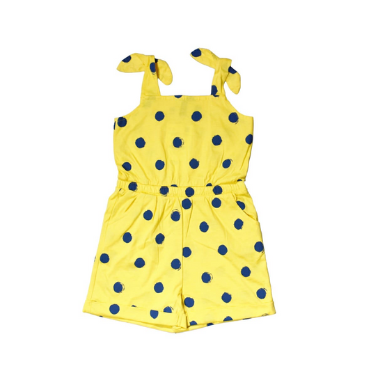 Polka yellow frock