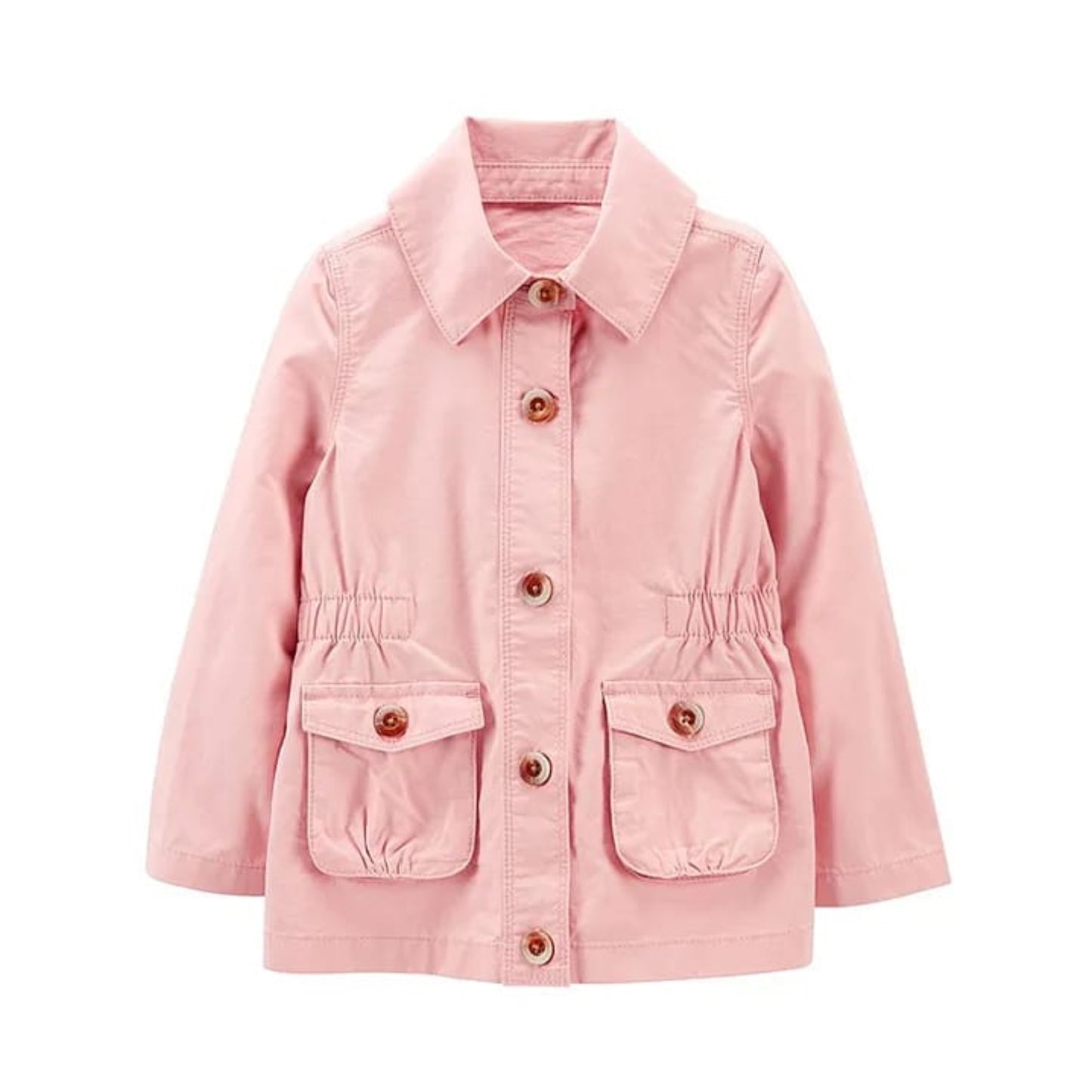 LONG PINK COTTON JACKET