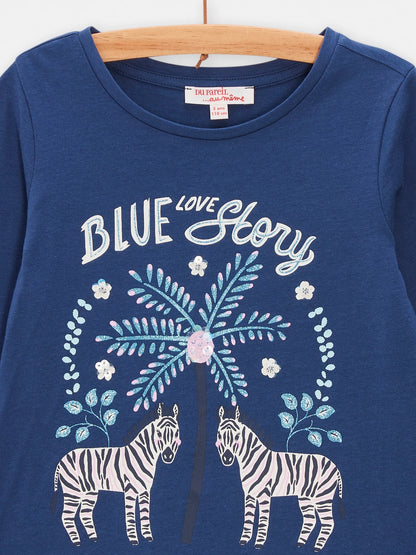 BLUE LOVE STORY T-SHIRT
