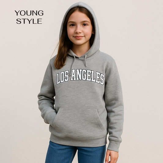 LOS ANGELES GREY HOOD