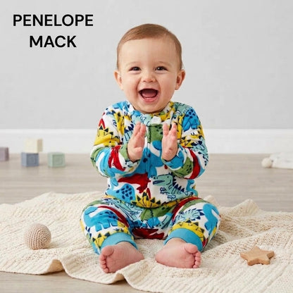 DINO VELVET FABRIC ROMPER