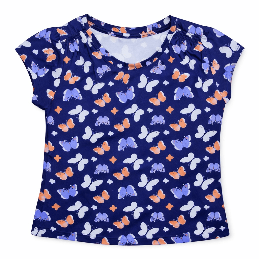 BUTTERFLY BLUE T-SHIRT