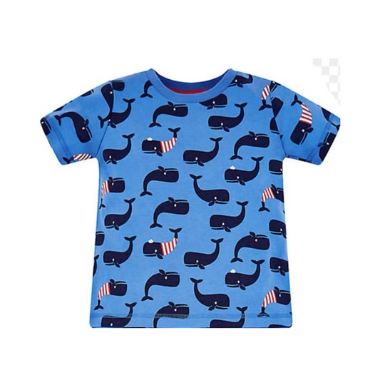 Whale print t-shirt