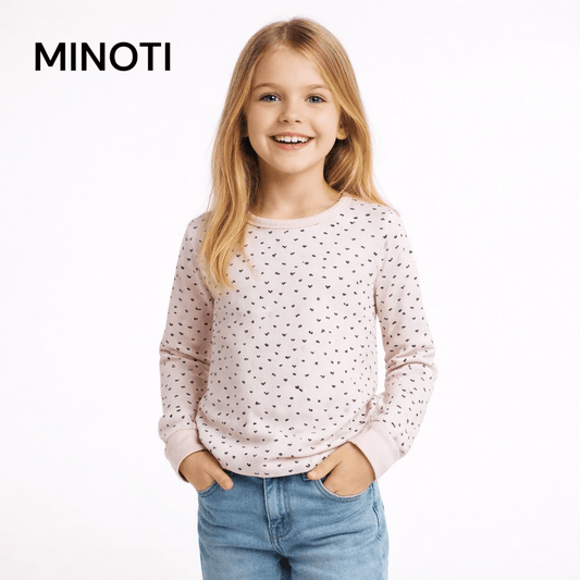 HEARTS ALLOVER PINK T-SHIRT