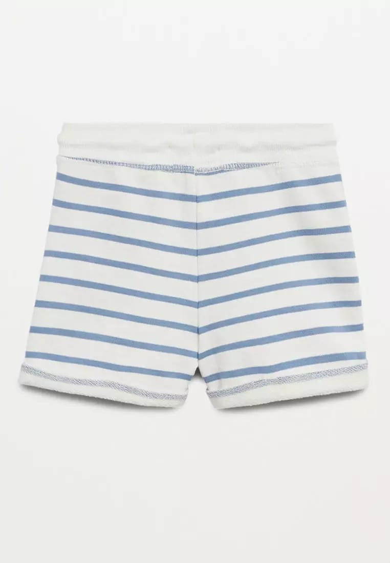 Light blue stripes shorts