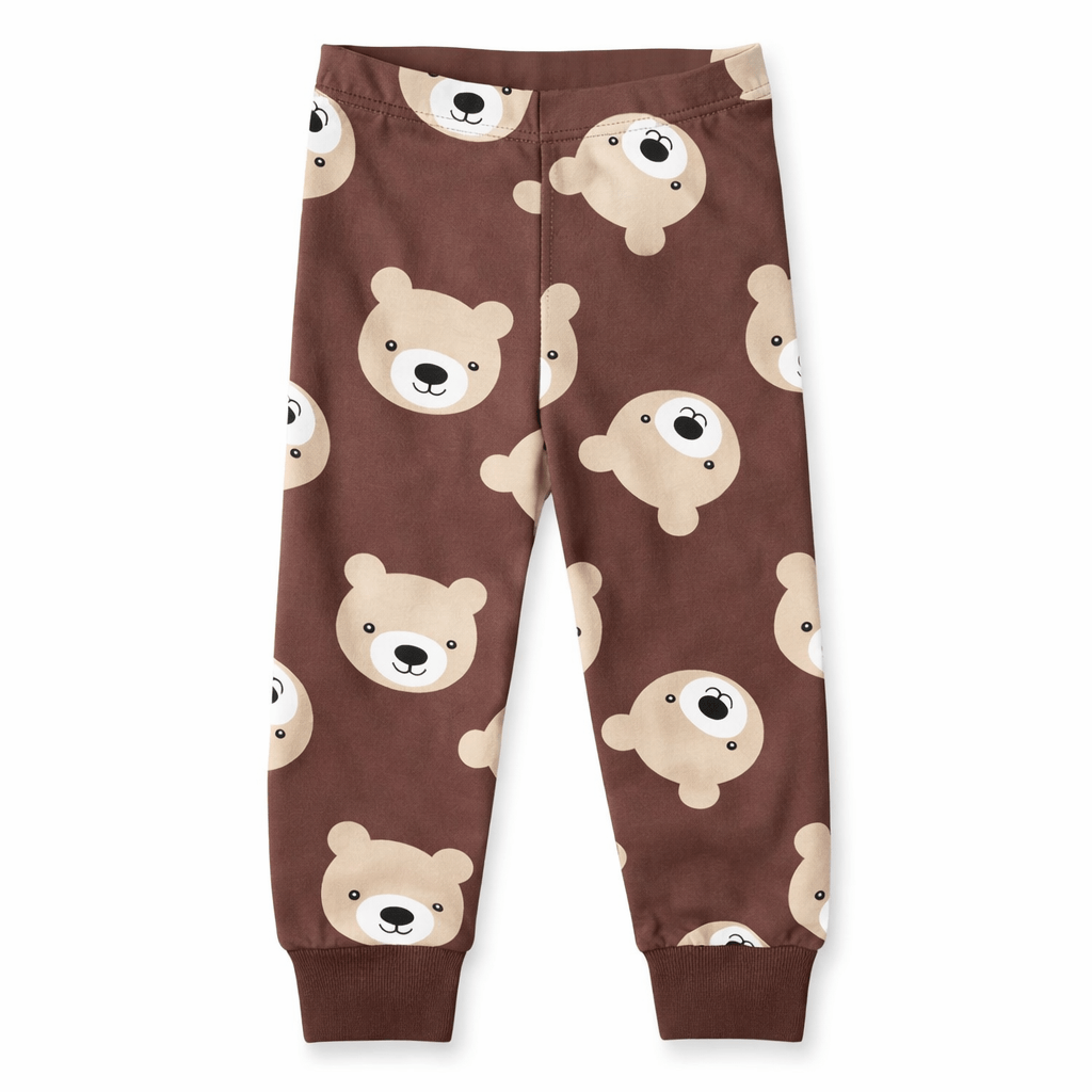 BEAR PRINT TROUSER