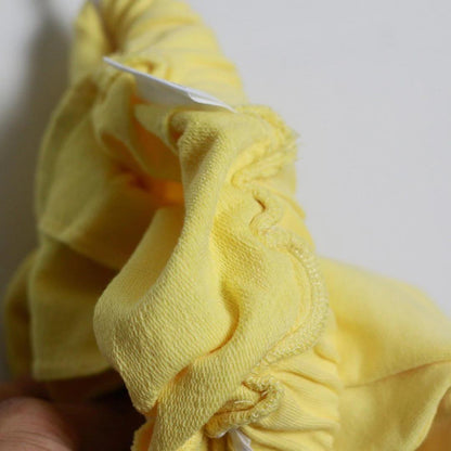 YELLOW WAIST FLARE TROUSER
