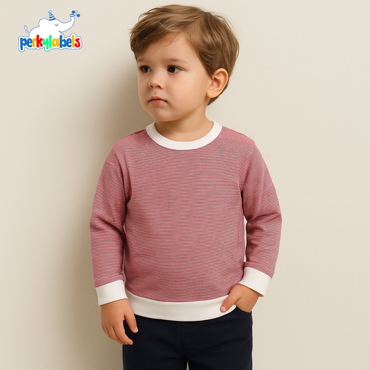 LINING RED SWEATSHIRT