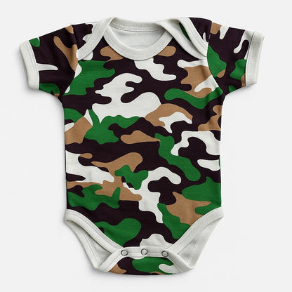 CAMOUFLAGE SHORT SLEEVE BODYSUIT