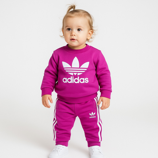 PINK PRINTED TRACKSUIT