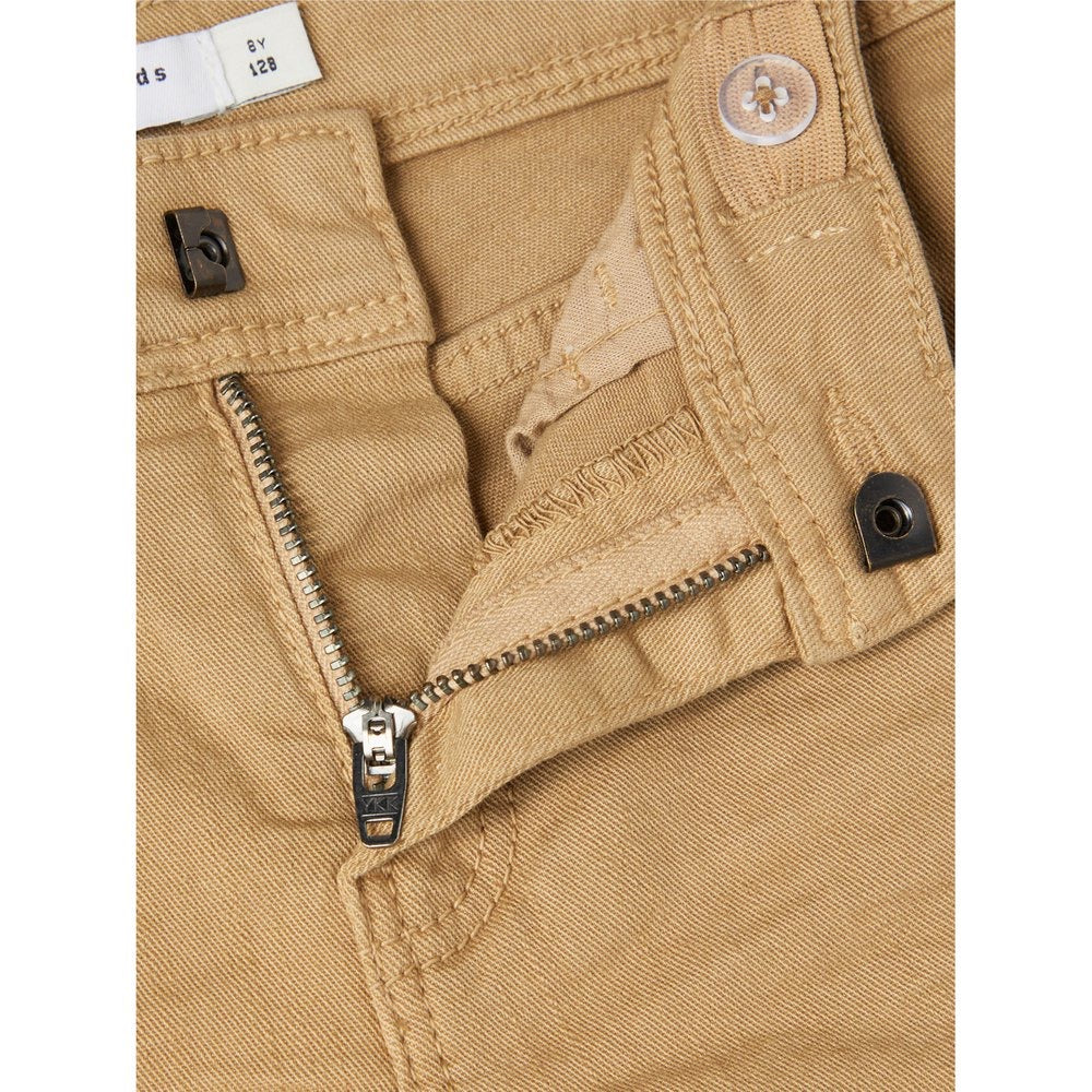 Khaki Denim Cotton Pant