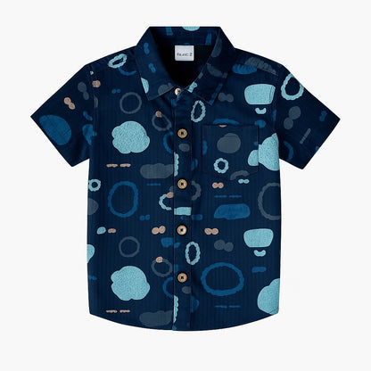 CLOUD PRINT CASUAL SHIRT