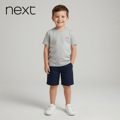 CAR EMBROIDERY GREY T-SHIRT