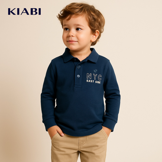 NYC NAVY BLUE POLO SHIRT