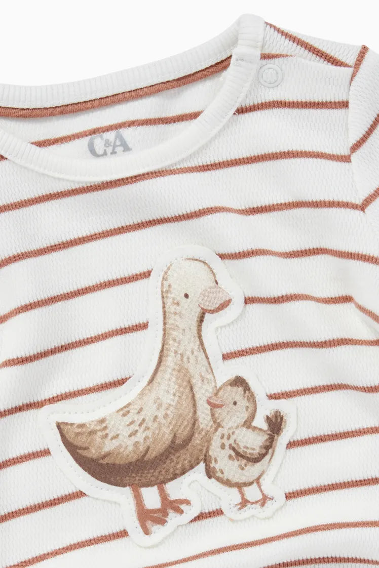 DUCKLING APPLIQUE SWEATSHIRT