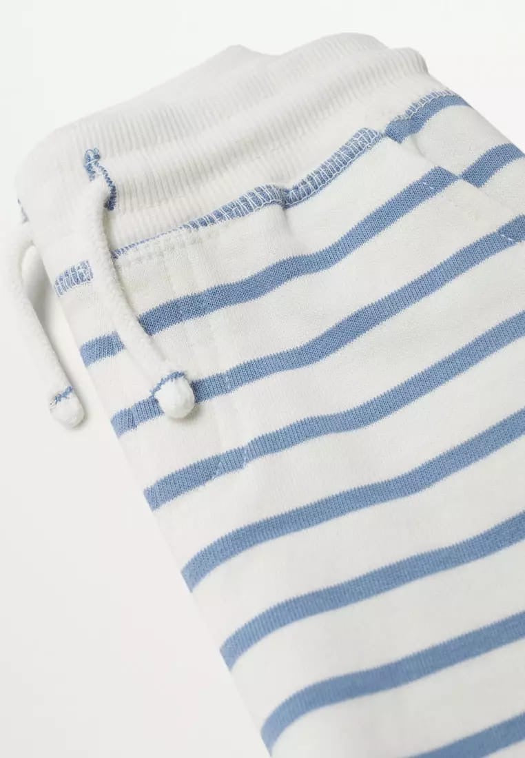 Light blue stripes shorts