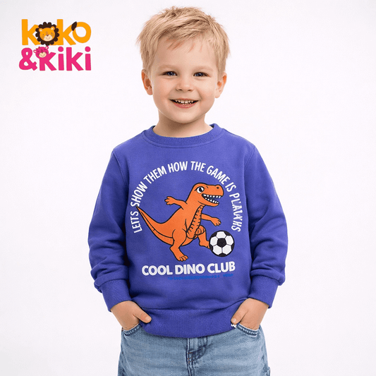 DINO PURPLE SWEATSHIRT