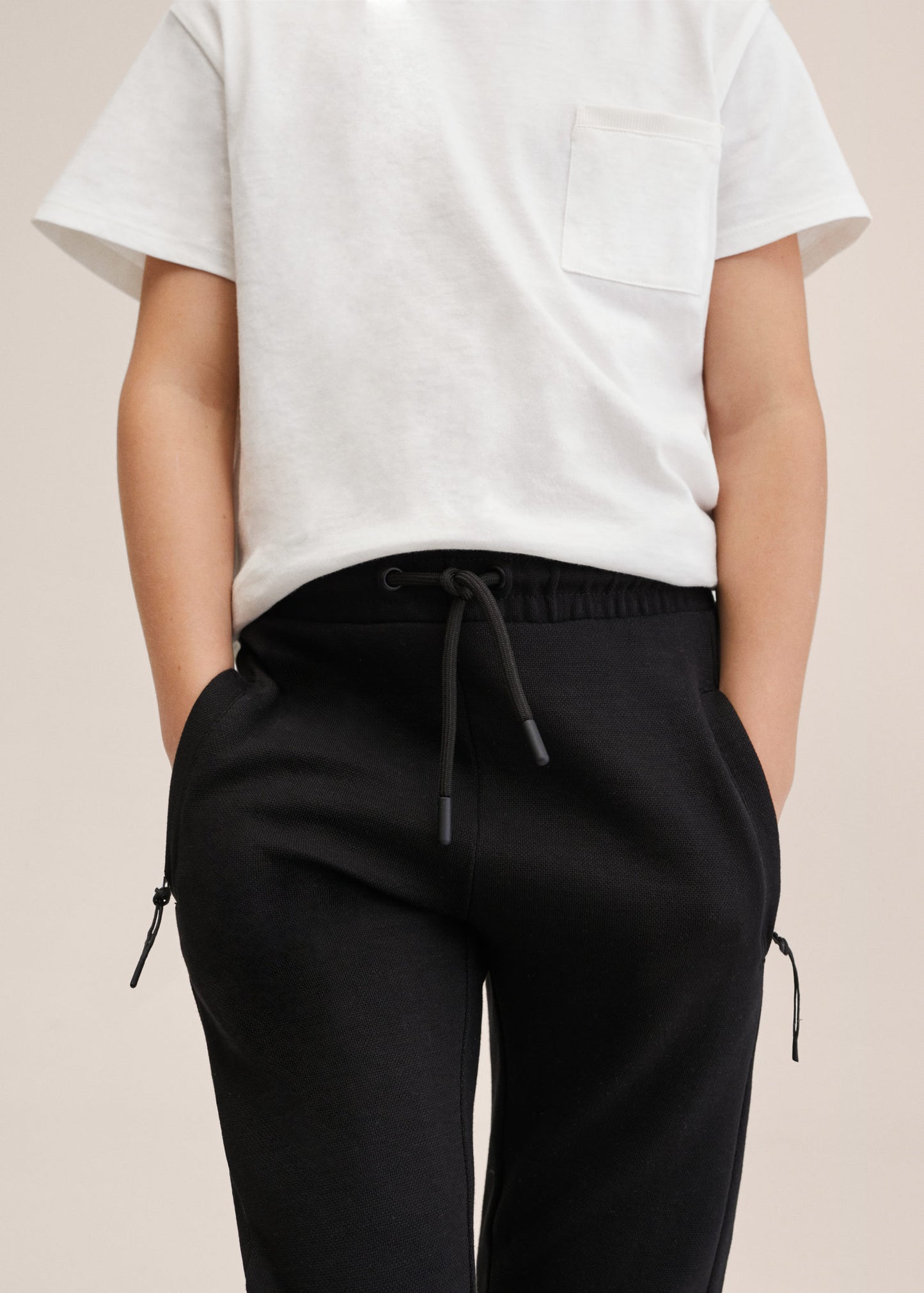 ZIPPER TROUSER BLACK