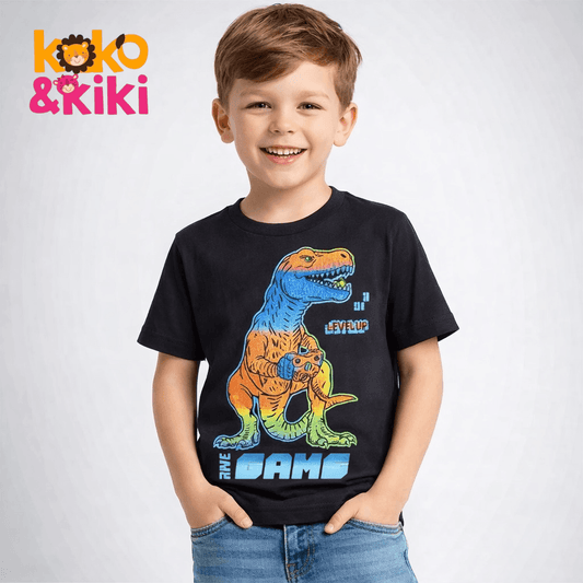 DINO BLACK T-SHIRT