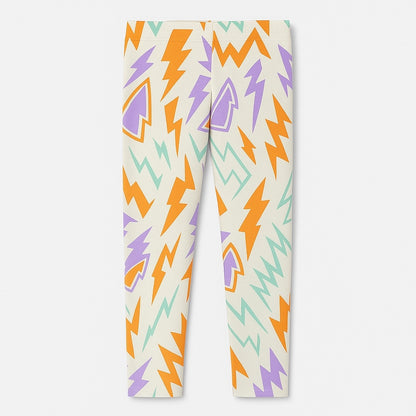 Thunder strike print leggings