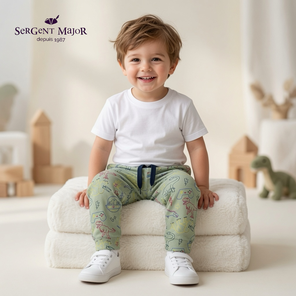 DINO LIGHT GREEN SUMMER TROUSER