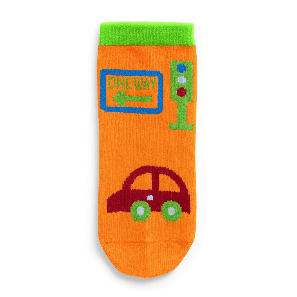CAR ORANGE SOCKS