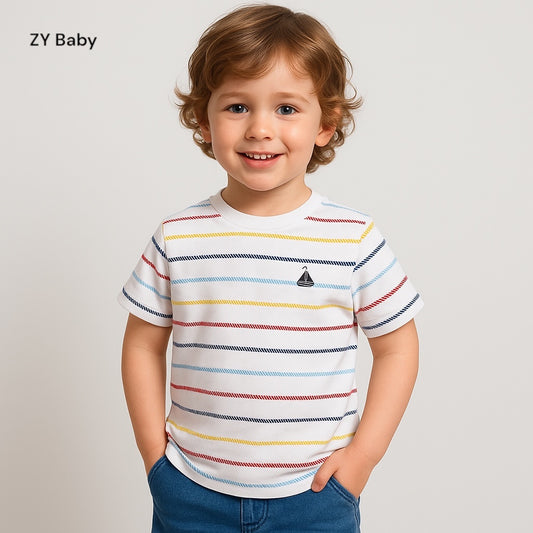 YACHT EMBROIDERY T-SHIRT