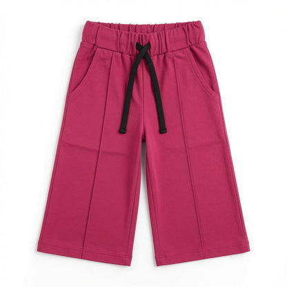 WIDE LEG SUMMER TROUSER RED