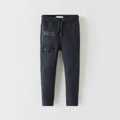 ZIPPER STRECH FABRIC TROUSER