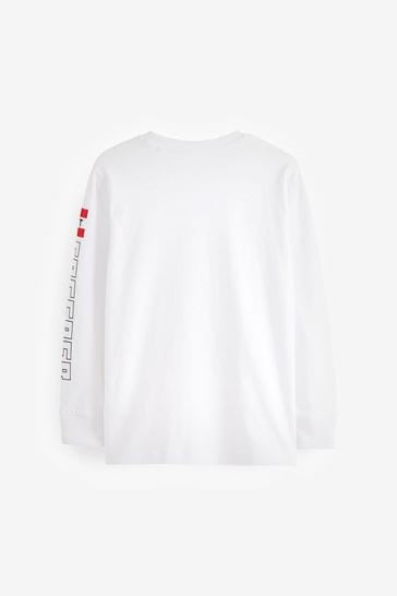 Minecraft white applique t-shirt