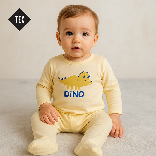DINO YELLOW ROMPER
