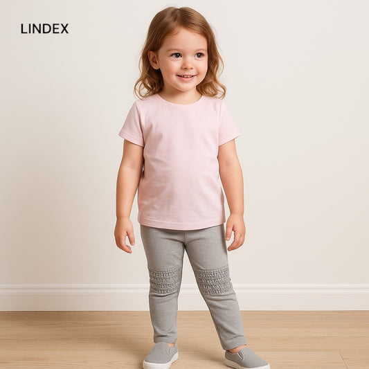 SMOCKING STYLE GREY LEGGING
