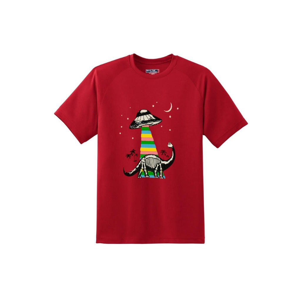 Dino mushroom red t-shirt