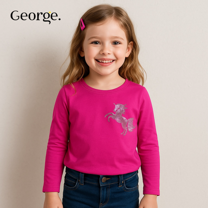 POCKET UNICORN PINK T-SHIRT