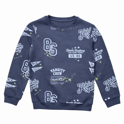 ALLOVER PRINTED SWEATSHIRT
