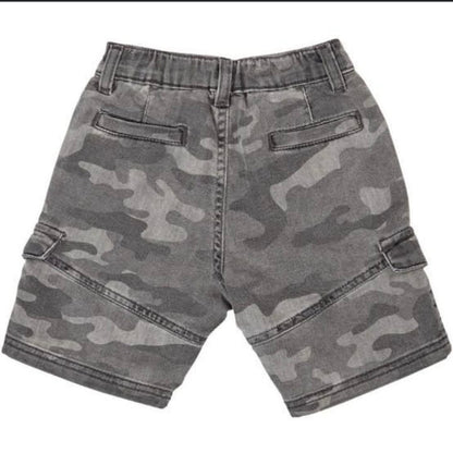 MINO CAMOUFLAGE SHORTS GREY