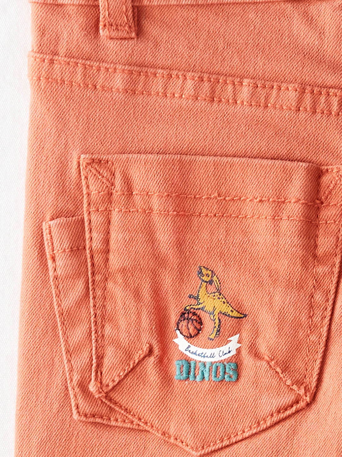 orange denim pant